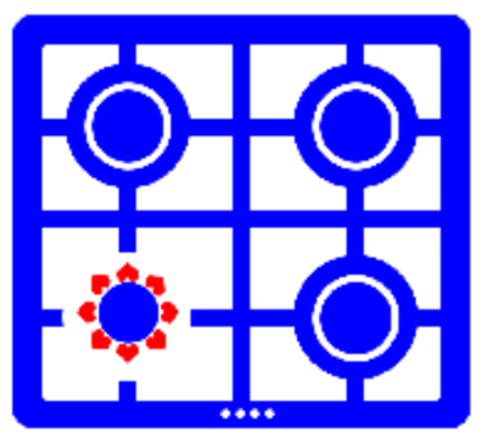 Установка газ.варочной поверхности