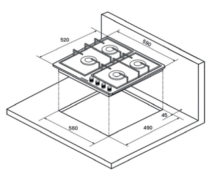 Варочная поверхность KUPPERSBERG FS 67 B