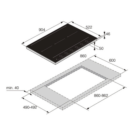 Варочная поверхность ASKO HID956GC