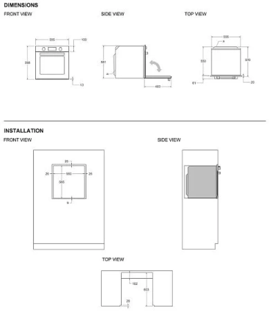 Духовой шкаф BERTAZZONI FPRO6117CTN3