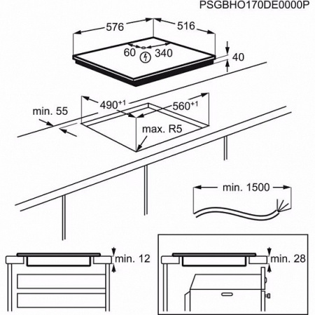 Варочная поверхность AEG HK624000XB