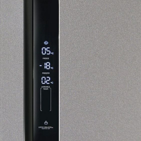 Холодильник Ginzzu NFK-610 темно-серый