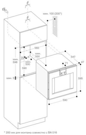 Духовой шкаф GAGGENAU BO470112