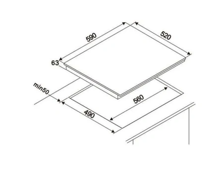 Варочная поверхность DELONGHI ELETTRA 1B0P CR