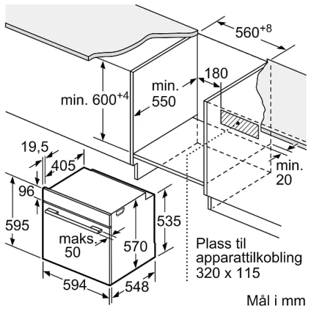 Духовой шкаф BOSCH HBA472BB3