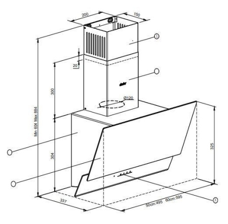 Вытяжка SIMFER 8611SM