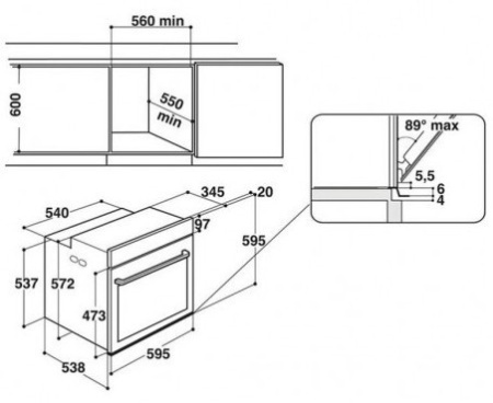 Духовой шкаф WHIRLPOOL AKZ96270IX