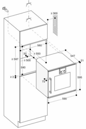 Духовой шкаф GAGGENAU BOP251102