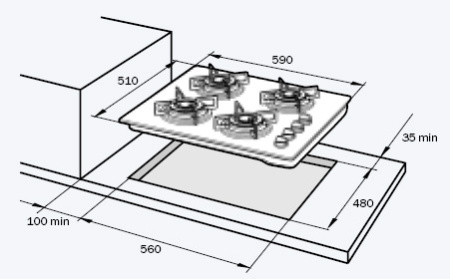 Поверхность DELONGHI nv 46/1 asv c