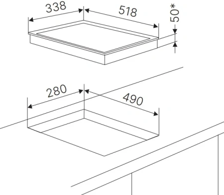 Варочная поверхность KUPPERSBUSCH VKGW 3551.0 SR-E5