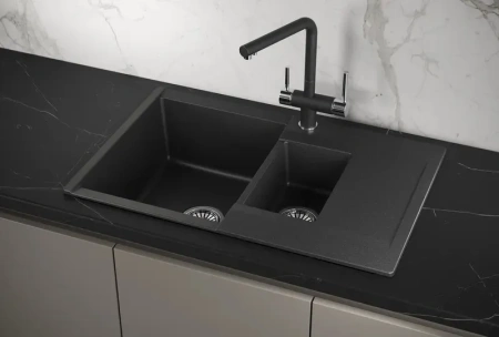 Кухонная мойка GRANULA ES-7808 черный