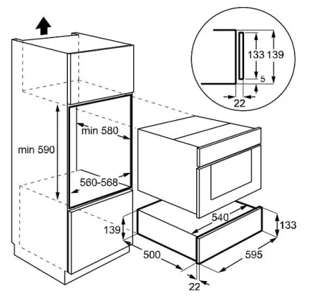 Подогреватель посуды DE DIETRICH DWD4810W