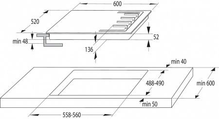 Варочная поверхность GORENJE GCW 641 SYB