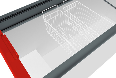 Морозильник-ларь FROSTOR Gellar FG 600 E красный