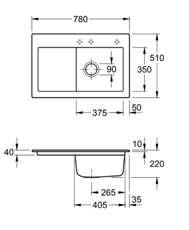Кухонная мойка Villeroy&Boch Subway 45 671402i5 Sand