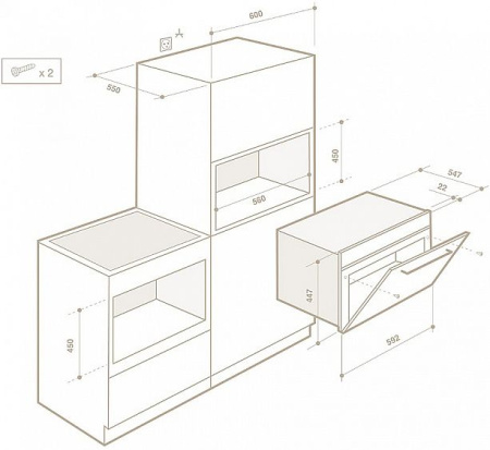 Духовой шкаф DE DIETRICH dom 1195 gx
