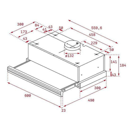 Вытяжка TEKA CNL 6400 WH белая (40436801)
