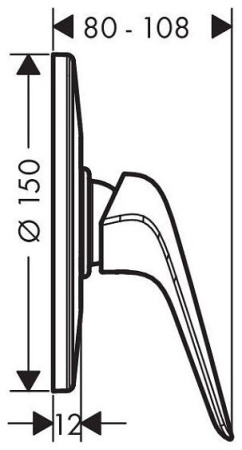 Смеситель HANSGROHE Novus 71068000 хром