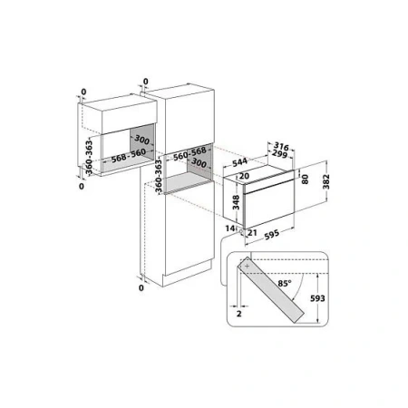 Микроволновая печь WHIRLPOOL MBNA 900 X