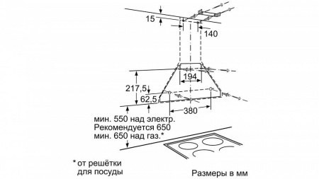 Вытяжка BOSCH DWW063462