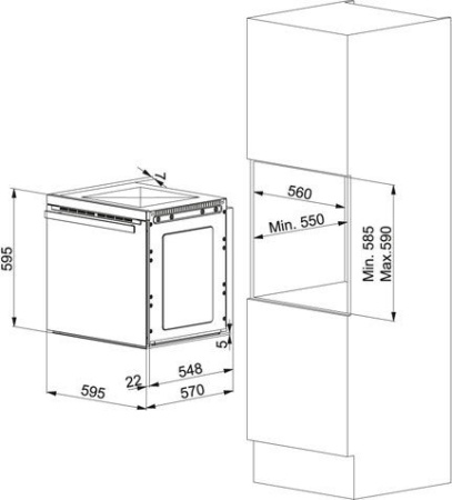 Духовой шкаф FRANKE cr 912 m dct xs 60+