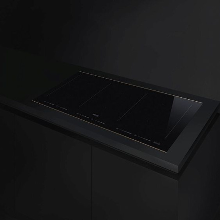 Индукционная варочная панель Smeg SIM693WLDR