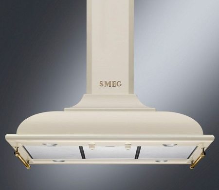 Островная вытяжка SMEG kci19poe