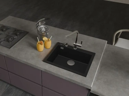 Кухонная мойка RIVELATO ZENO 6051 Nero profondo