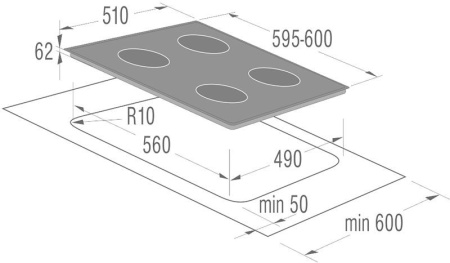 Поверхность GORENJE EC 610 CSC