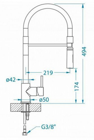 Смеситель ALVEUS LYRA - S CHR
