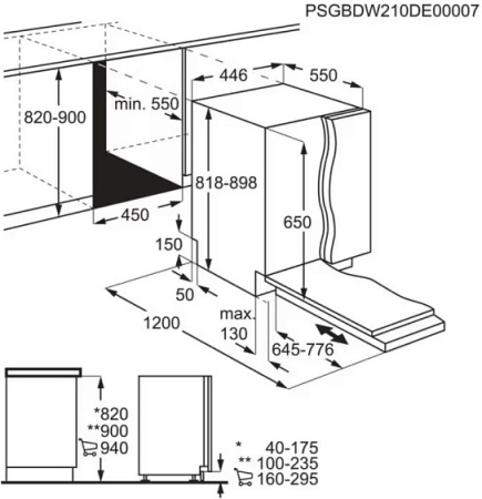 Посудомоечная машина AEG FSE 62417 P