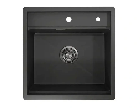 Кухонная мойка GRANULA KS-5051 черный/матовый