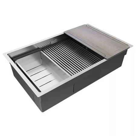 Кухонная мойка PAULMARK NEXT-MULTI SINK PM787445-BS