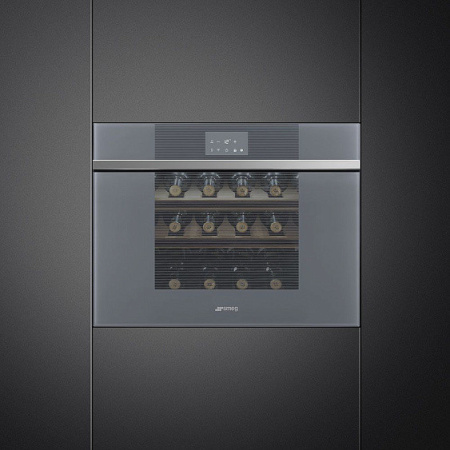 Встраиваемый винный шкаф SMEG CVI118RWS2
