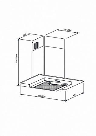 Вытяжка KUPPERSBERG LORA 60 X