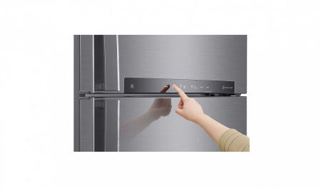 Холодильник LG GN-H702HMHZ серебристый