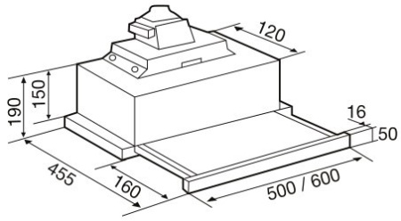 Вытяжка KORTING khp 6740 alu