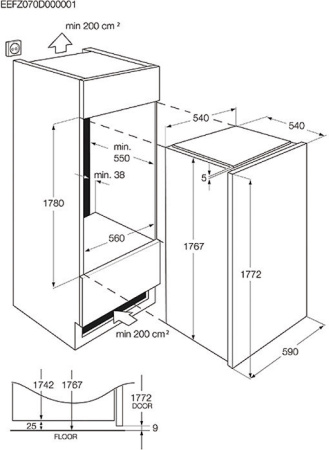 Винный шкаф DUNAVOX DAV-32.81DW.TO