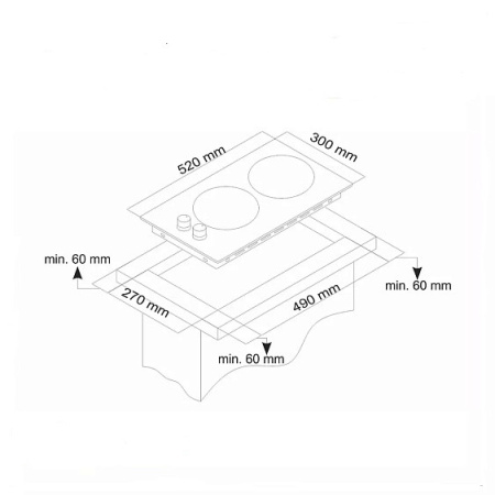 Варочная поверхность SIMFER H30V20W516