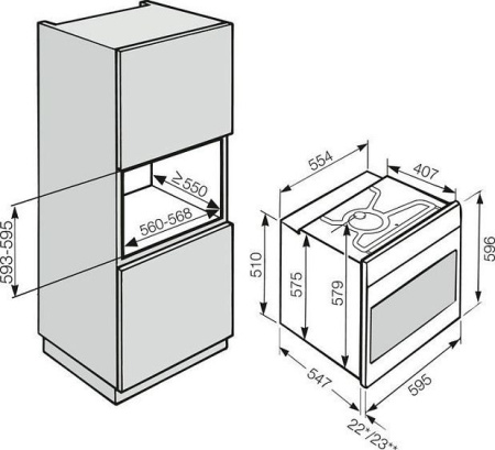 Духовой шкаф MIELE h 5461 bp ix