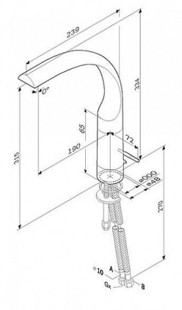 Смеситель AM.PM Admire F108210B