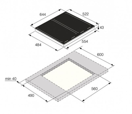 Поверхность ASKO hi1655 m