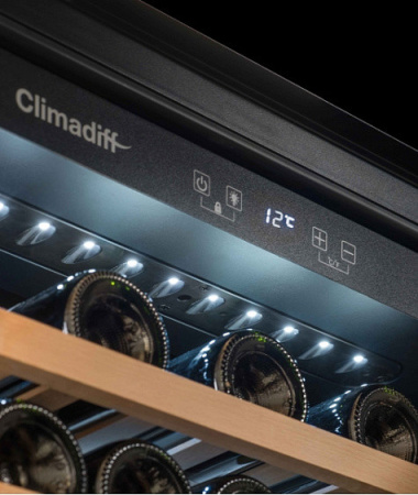 Винный шкаф CLIMADIFF CBI28S1B — фото