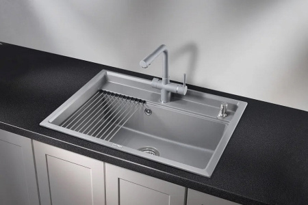 Кухонная мойка GRANULA KS-7301 алюминиум