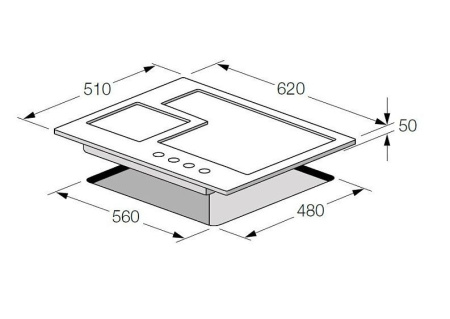 Варочная панель FULGOR QH 604 G WK X