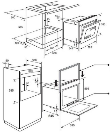 Электрический духовой шкаф CANDY fxp829x
