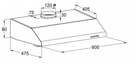 Вытяжка MAUNFELD MF 60 белый