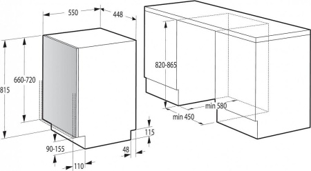 Посудомоечная машина GORENJE GV520E10