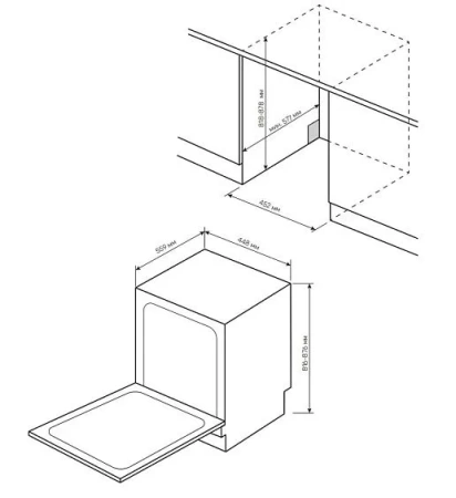 Посудомоечная машина KUPPERSBERG GHS 4520