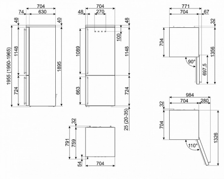 Холодильник SMEG FA8005RAO